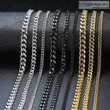 Men s Silver Chain Necklaces