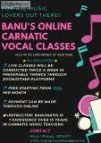 Online Vocal Carnatic Music Classes
