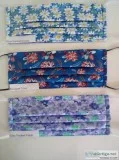 Pleated Adult Size Floral Face Masks W Filter Pocket Nose Wire E