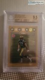 2008 TOPPS CHROME GOLD REFRACTORS JORDY NELSON RC BGS 9.5