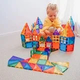 Connetix magnetic tiles-Teaching shapes to little minds