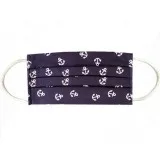 Maskd Ltd Navy  Floral Print Mask fashionable mask covid19 in UK