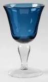 Set of 4 Slate Blue Wine Globlets