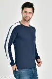 Cotton Full Sleeves Printed and SideTape T-Shirts