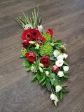 Red and White Hand Tied Sheaf &ndash buy online or call 01525 23