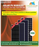 Citizen - A Premium Quality Solar PV Modules