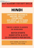crash course for Hindi