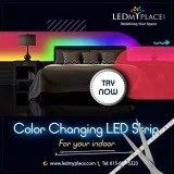 COLOR CHANGING LED STIP LIGHTS FOR A NEVER-ENDING PARTY