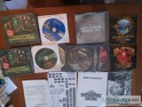 Video games - boxed set - Splinter Cell FEAR Galactic Civilizati