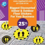 25% Discounted Indoor and Outdoor Floor Stickers For Your Busine