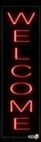 Welcome In Red (Vertical) Neon Sign