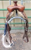 Custom Leather Horse Saddle Narrow Tree Fits Arabian   Tenn. Wal