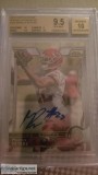 2015 TOPPS CHROME ROOKIE AUTOGRAPHS MARCUS PETERS RC BGS 9.5 AUT