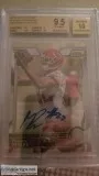 2015 TOPPS CHROME ROOKIE AUTOGRAPHS MARCUS PETERS RC BGS 9.5 AUT