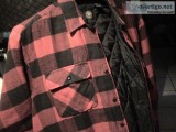JACKET   BLACK and RED PLAID