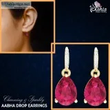 Dishis Designer Jewellery Gold and Diamond stud Earrings  B2B Ex