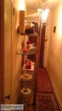 For sale beautiful shelf unit - glass and metal