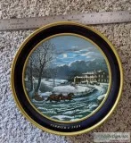 Currier and Ives - American Winter Scenes Evening