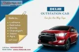 Book outstation cab in Delhi for trips to most nearby cities