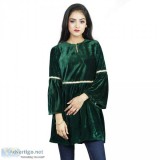 Buy Rajkumari Women s Velvet Regular Kurta Online
