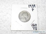 1039 P Jefferson Nickel &ndash Fine (F-12)