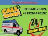 Reliable Cost Medivic Road Ambulance Service in Bokaro with ALS 