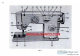 White 599 Sewing Machine Instruction Manual