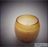 YOURS BEE LOVED  HONEYSUCKLE ESSENTIAL OIL CANDLE  SOY WAX CANDL