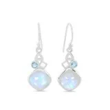 Authentic  Moonstone Earring-Peaceful Legion