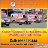 Panchmukhi North East Ambulance Service in Guwahati at Low-Cost