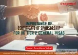 UK Tier 2 General visas and Significance of Certificate of Spons