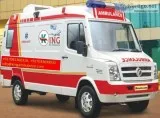 Delhi Ambulance Service with ICU Setup by King
