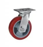 STAINLESS STEEL MEDIUM DUTY ANTI STATIC (TPU-WHEEL) PLATE MOUNT 