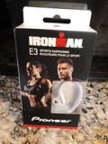 New 2017 Pioneer IRONMAN® Sports Earphones - SE-E3M-BBwhite
