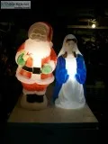 Blow molds Santa and Mary