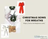 Christmas Bows For Wreaths - Enrich The Festivity