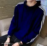 Men s Fleece Self Pattern Hooded Sweatshirt