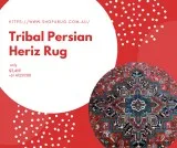 Tribal Persian Heriz Rug