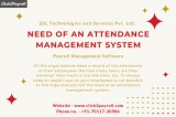 Need of an attendance management system  Click2Payroll