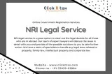 NRI Legal Services in India - NRI Services Law Firm  ClickNtax