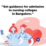 &quotGet guidance for admission to nursing colleges in Bangalore