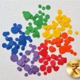 Paper confetti strips | multi color paper confetti
