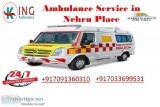Book Ambulance Service in Nehru Place with Cost-Effective Price