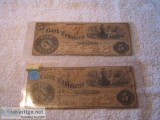 Two Notes - Bank of Commerce &ndash Erie Pa. &ndash 1860