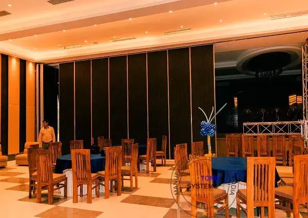 Acoustic Sliding Folding Partition  Ecotone Systems Pvt.Ltd.