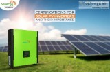 Certifications for solar PV inverters and their importance - Nov