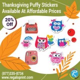 Thanksgiving Puffy Stickers Available At Affordable Prices &ndas