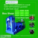 ELV Recycling with Box shear for HMS1 And HMS2 Scrap Cutting