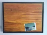LES GLACONS SUR SEINE (CLAUDE MONET) on a plain plank.