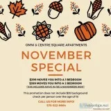 NOVEMBER SPECIAL AT OMNI